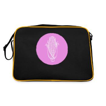 Corn - Retro Bag - black/gold - Back