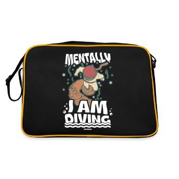 Dive - Retro Bag - black/gold - Back