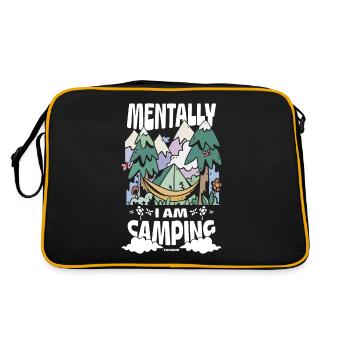 Camping Camping Tente de Vacances Cadeau - Sac Retro - noir/or - Dos