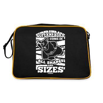 Cochon Cochon PorcLet Semer Des Cochons Cadeau - Sac Retro - noir/or - Dos