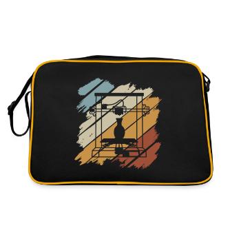 3D Printer Printing Machine Technology Technology Hobby - Retro Bag - black/gold - Back