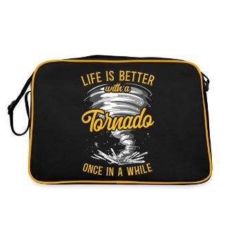 Météorologie des ouragans Storm Chaser - Sac Retro - noir/or - Dos