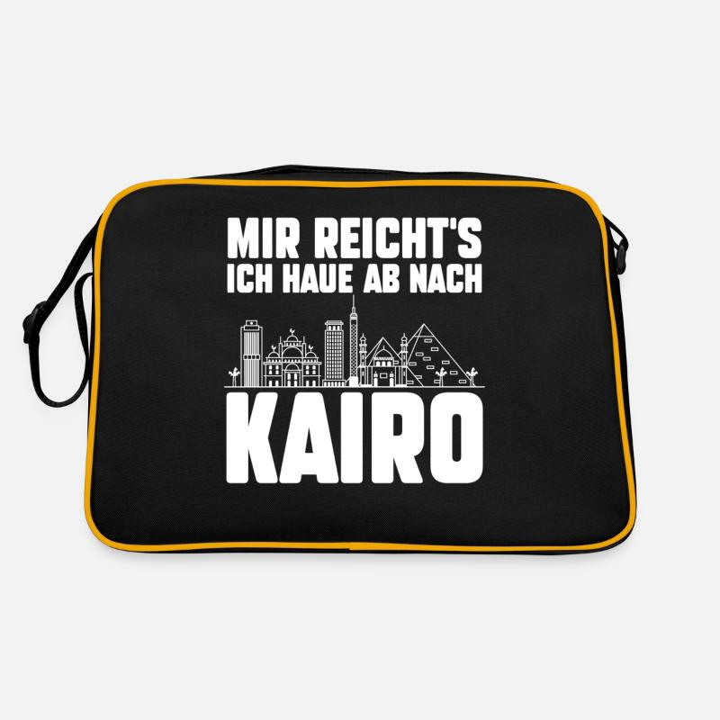 Mir reichts ich haue ab nach Kairo Retro Tasche