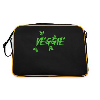 Vegan Veggie - Retro Bag - black/gold - Back
