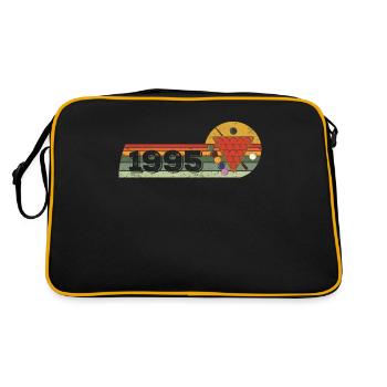 Snooker Snooker player born 1995 Birthday - Retro Bag - black/gold - Back