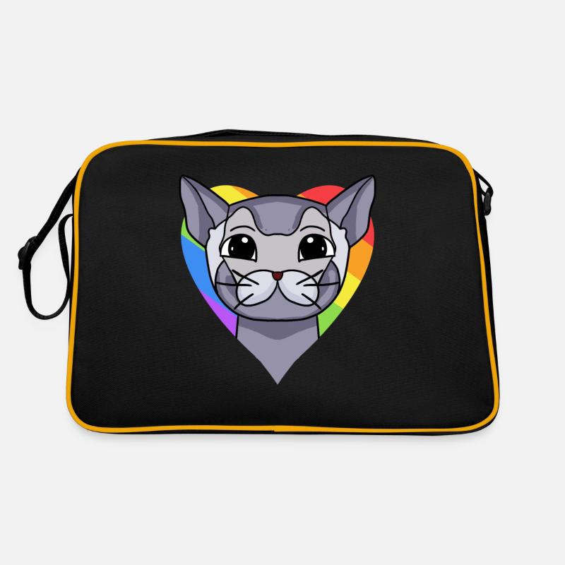 CHAT LGBT British Shorthair Rainbow Sac Retro