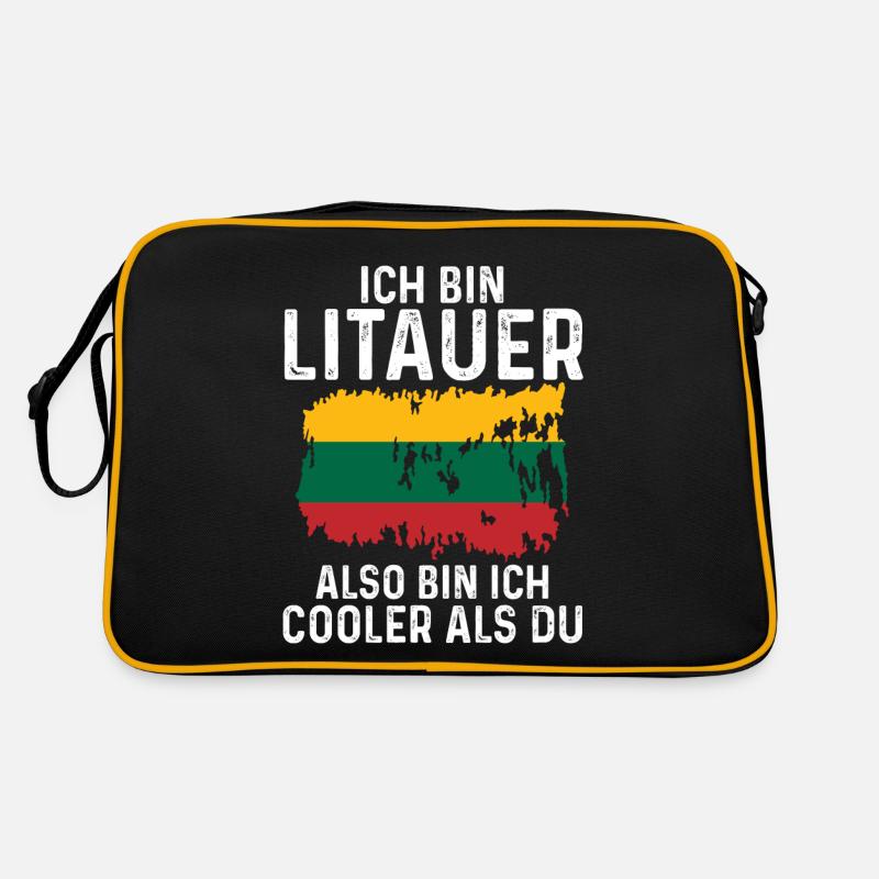 Litauen Litauer Litauisches Retro Tasche