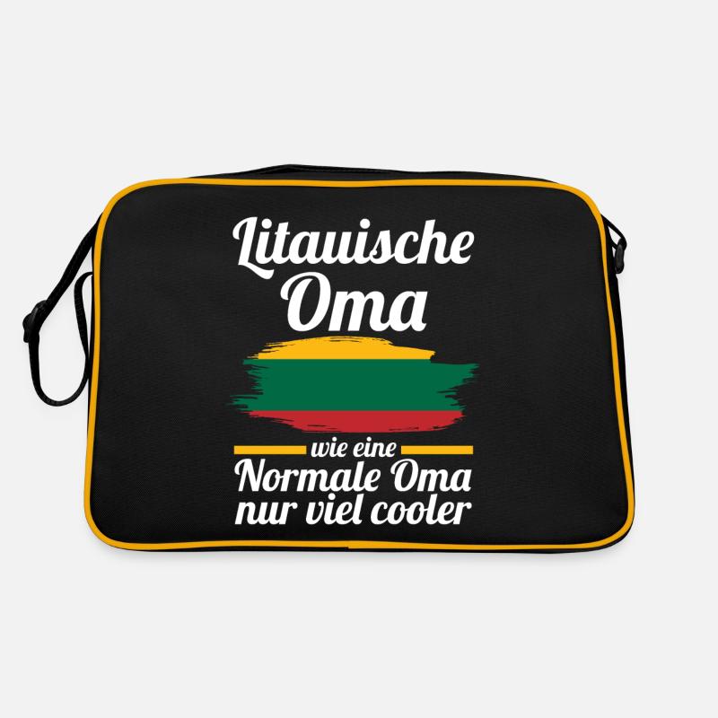 Litauerin Litauische Oma Litauen Retro Tasche