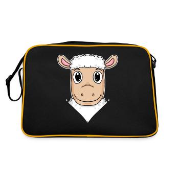 Illustration de moutons - Sac Retro - noir/or - Dos