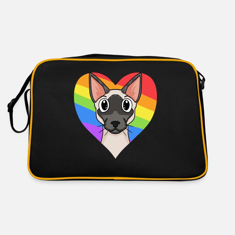 Siamkatze Katze Retro Tasche