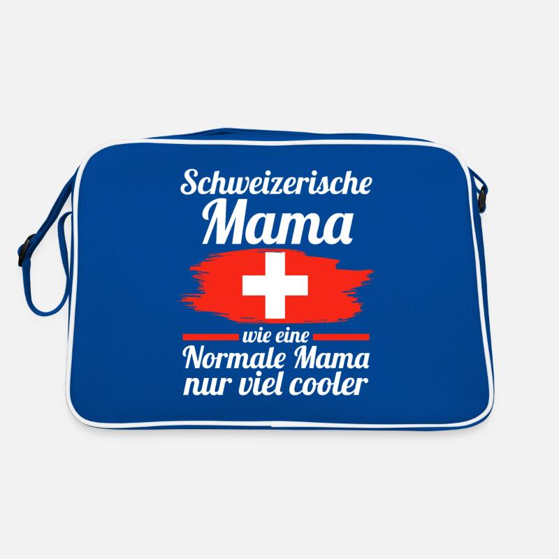 Schweizerin Schweizer Mama Schweiz Mutter Retro Tasche