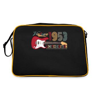Vintage 1953 Édition Limitée 69ème anniversaire | - Sac Retro - noir/or - Dos