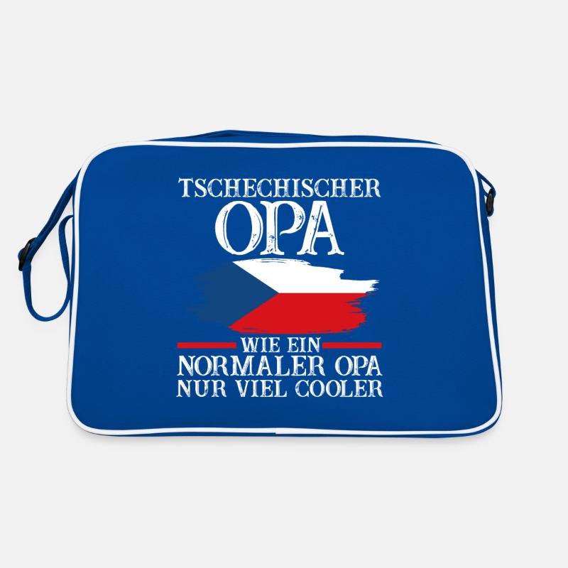 Tschechischer Opa Tscheche Tschechien Retro Tasche