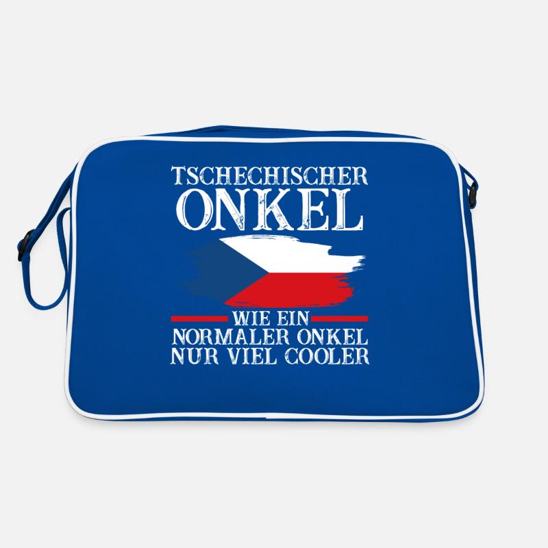 Tscheche Onkel Tschechien Retro Tasche