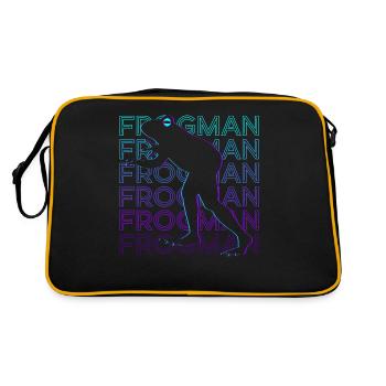 Loveland Froschmann Cryptid Cryptozoology - Retro Bag - black/gold - Back
