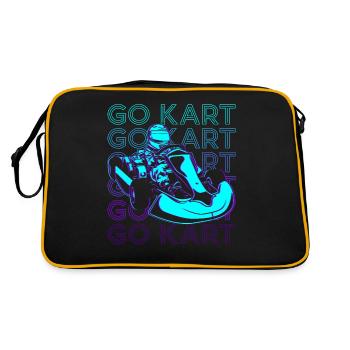 Go Kart Racing Go Kart Racer Rétro - Sac Retro - noir/or - Dos