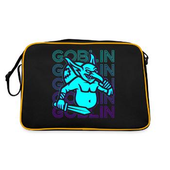Goblin Hobgoblin Retro - Retro Bag - black/gold - Back