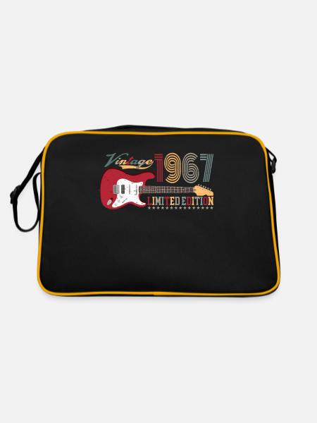 Vintage 1967 Limited Edition 55th birthday | - Retro Bag - black/gold - Back