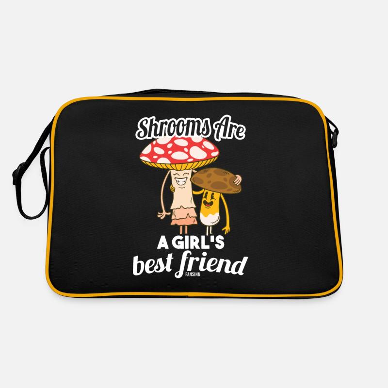 J’adore les champignons de la forêt Sac Retro