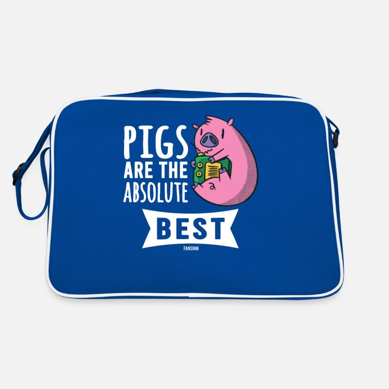 Amoureux des cochons Sac Retro