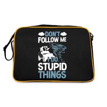 Météorologie des ouragans Storm Chaser - Sac Retro - noir/or - Dos