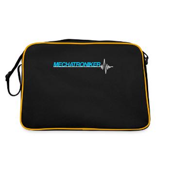 Mechatroniker - Retro Tasche - Schwarz/Gold - Hinten