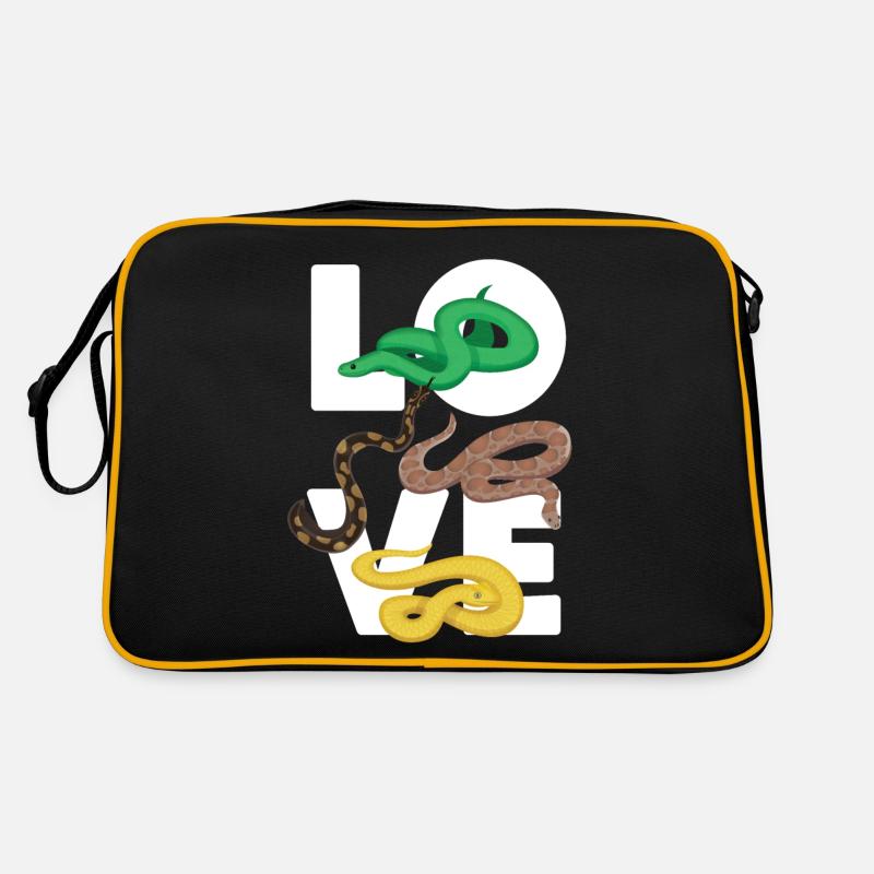 Snake Serpent Love Retro Bag