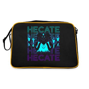 Hekate Griechische Mythologie Antike griechische G - Retro Tasche - Schwarz/Gold - Hinten