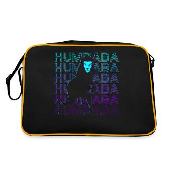Humbaba Ancient Mesopotamian Mythology Retro - Retro Bag - black/gold - Back