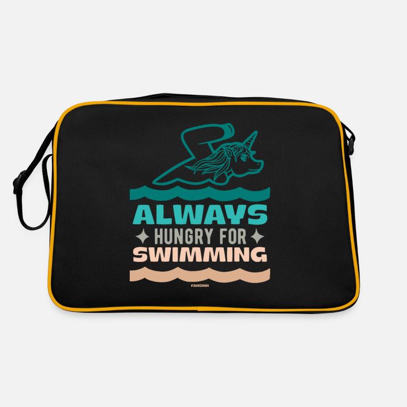 Schwimmen Retro Tasche