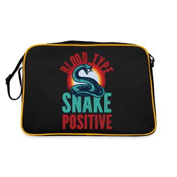 Serpent Serpent De Type Sanguin Serpent - Sac Retro - noir/or - Dos