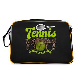 Cool Tennis Maman Joueuse de tennis Maman - Sac Retro - noir/or - Dos