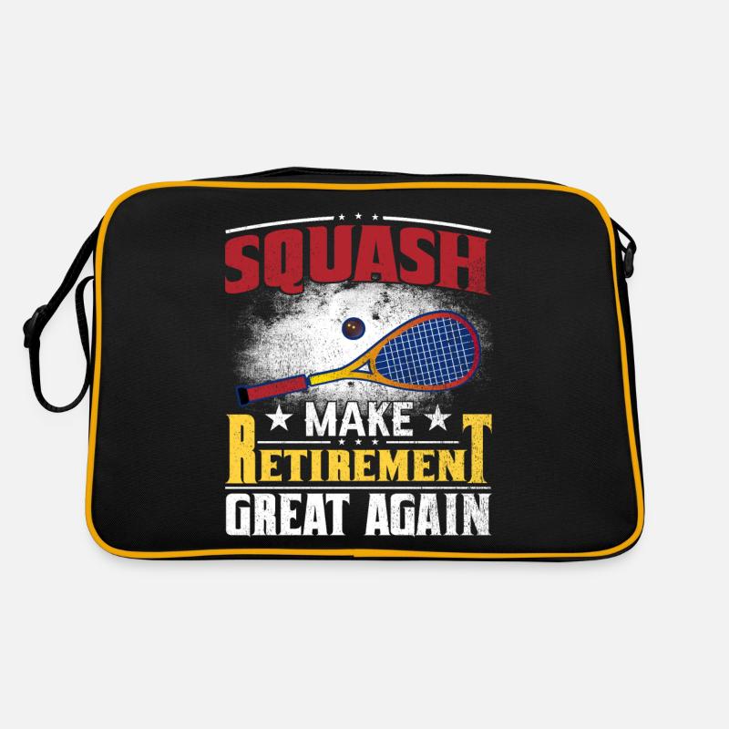 Squash Make Retirement Great Again Retired Squash Retro Bag