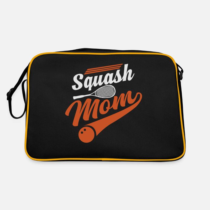 Cool Squash Mom Squashspieler Mama Retro Tasche
