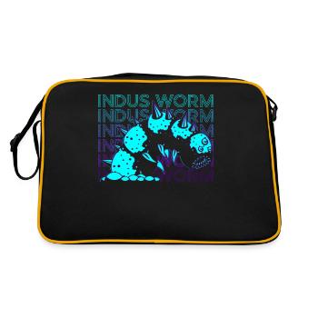 Indusworm Skolex Bestiaire médiéval Mitt - Sac Retro - noir/or - Dos