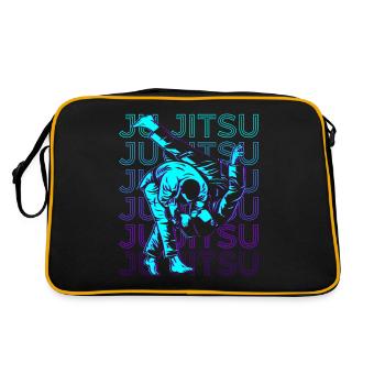 Ju Jitsu Jiu Jitsu Jujutsu Retro - Retro Bag - black/gold - Back