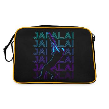 Jai Alai Player Retro - Retro Bag - black/gold - Back