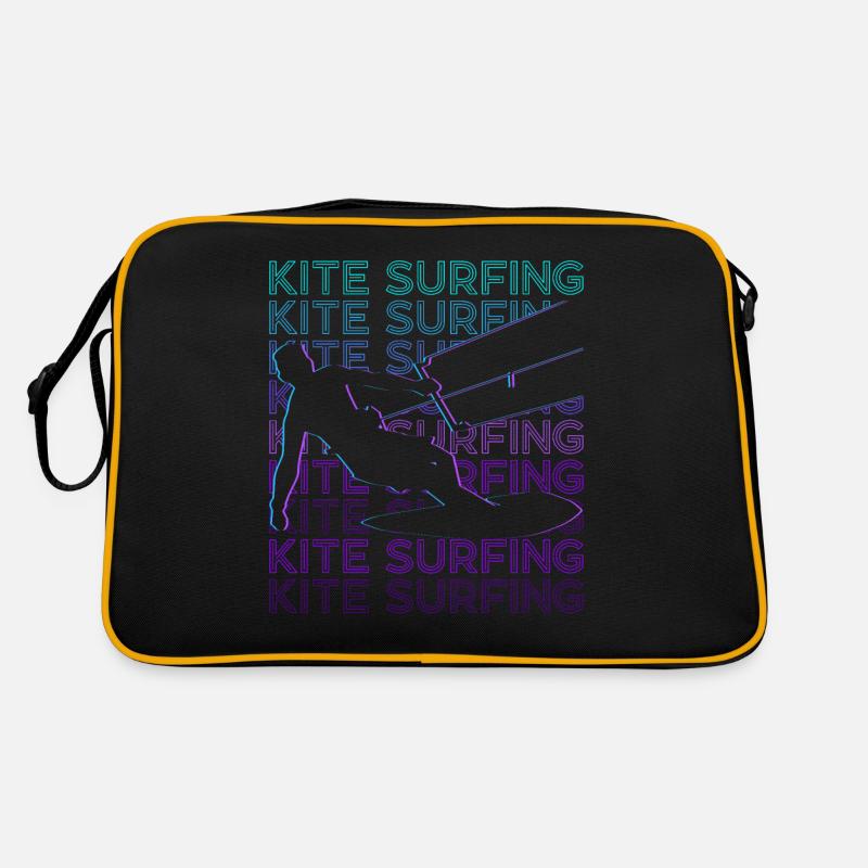 Kitesurf Kitesurfer KiteboardIng Rétro Sac Retro