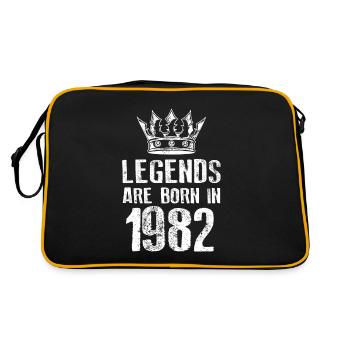 1982 legends born in - Retro Bag - black/gold - Back