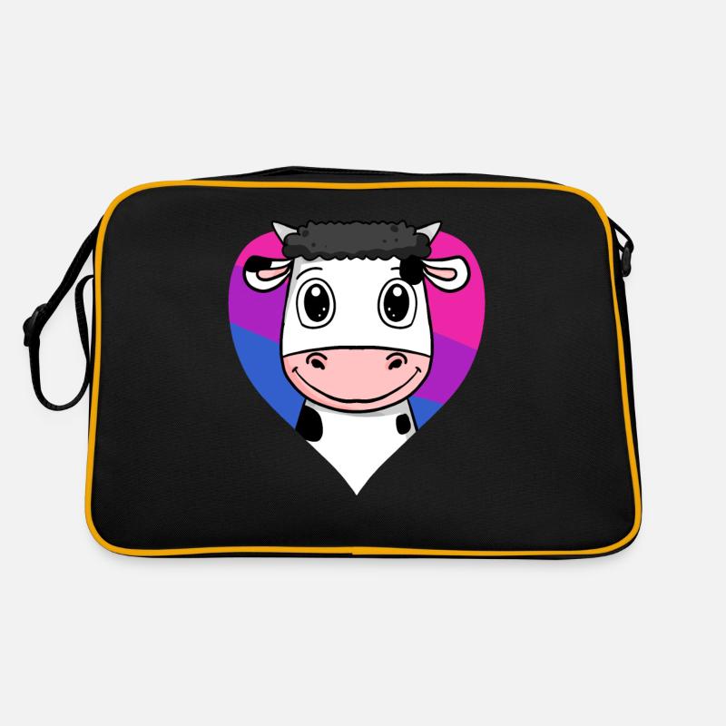 Bisexuell Kuh Geschenk Retro Tasche