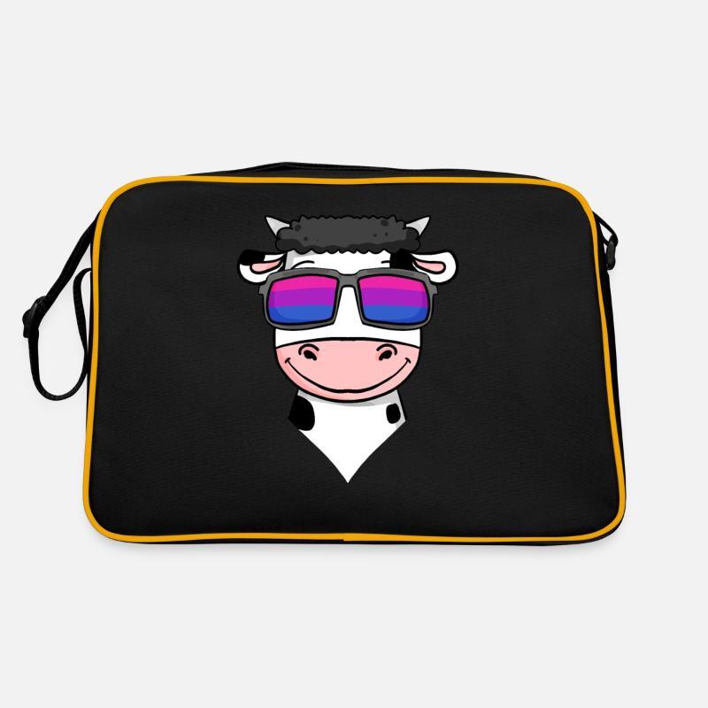 Bisexuell Kuh Geschenk Retro Tasche