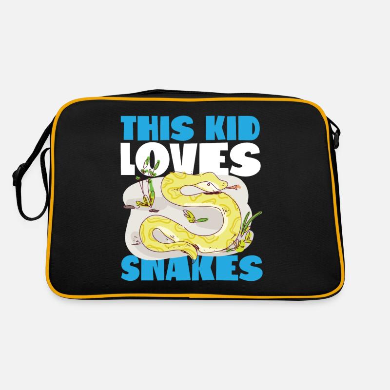 Snake Serpent This Kid Loves Retro Bag