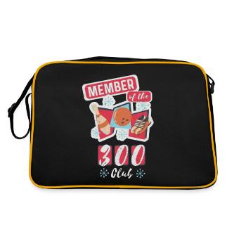 Membre de Bowling Design du 300 Club Retro Bowler - Sac Retro - noir/or - Dos