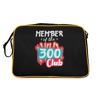 Membre de Bowling Design du 300 Club Retro Bowler - Sac Retro - noir/or - Dos