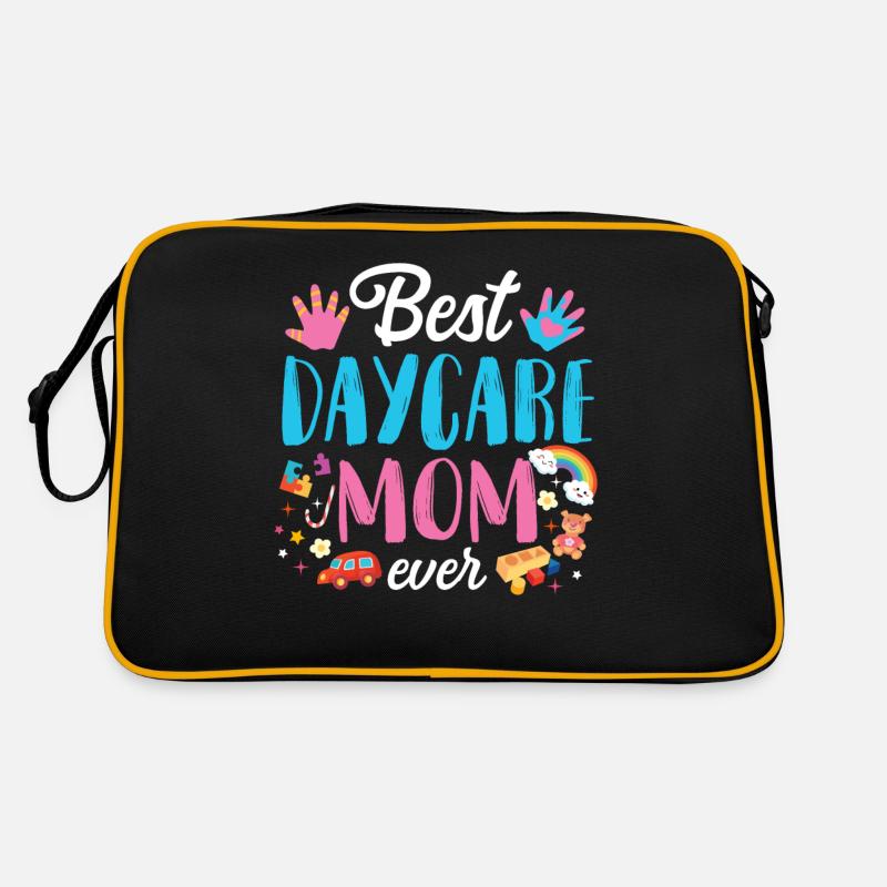 Fournisseur de services de garde d’enfants Enseignant Sac Retro