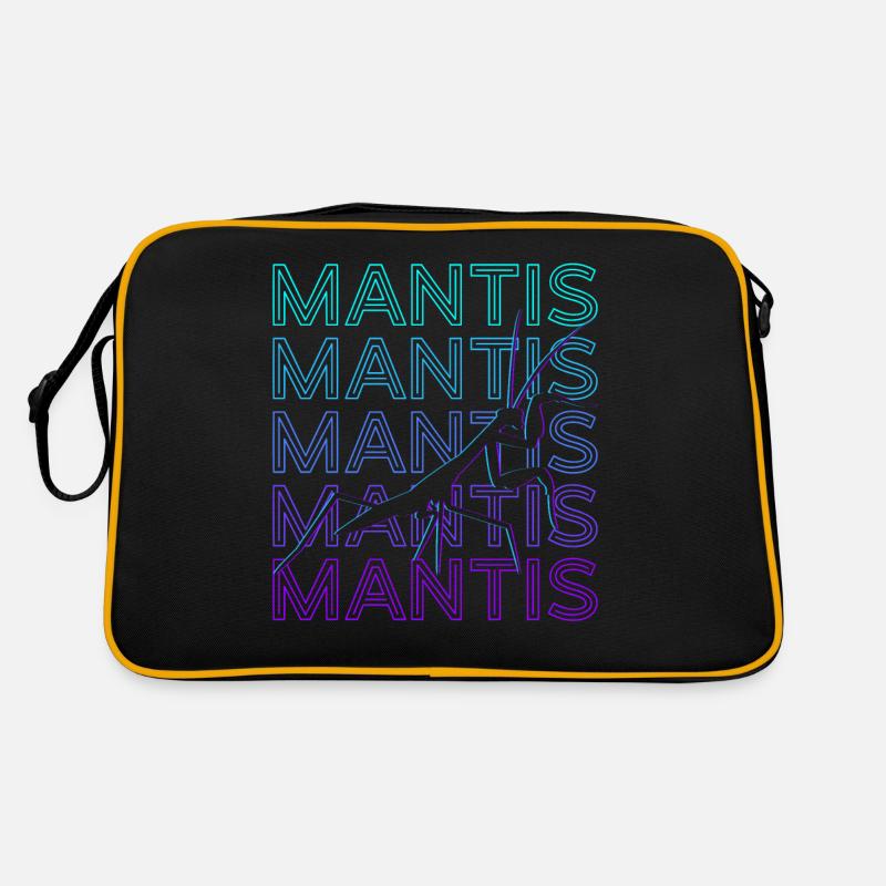 Mantis Gottesanbeterin Retro Retro Tasche