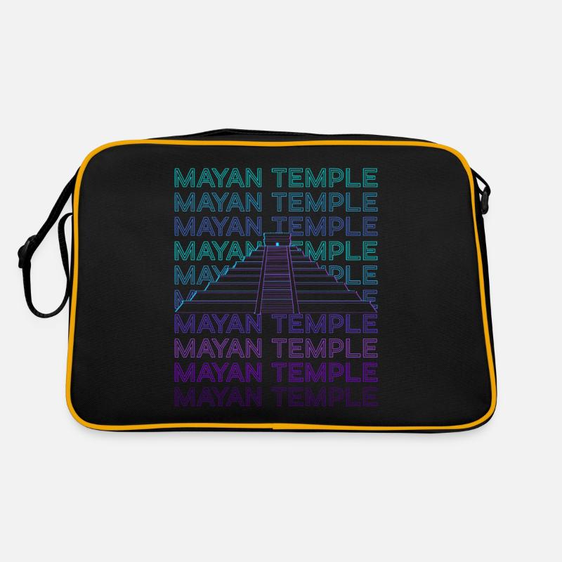 Maya-Pyramide Maya-Tempel Ancient Maya Retro Retro Tasche