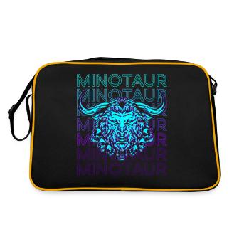 Minotaure Mythologie grecque Re - Sac Retro - noir/or - Dos