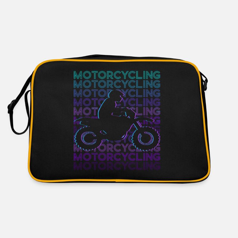 Motorcycling Motorcycle Biker Retro Retro Bag