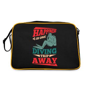 Dive - Retro Bag - black/gold - Back